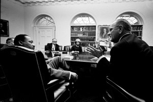 mlk lbj white house