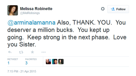 armina thank you from mel AEA 450px