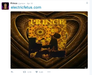 Prince Last Tweet