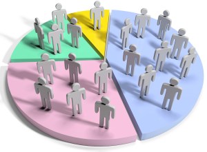 Financial data statistics business people